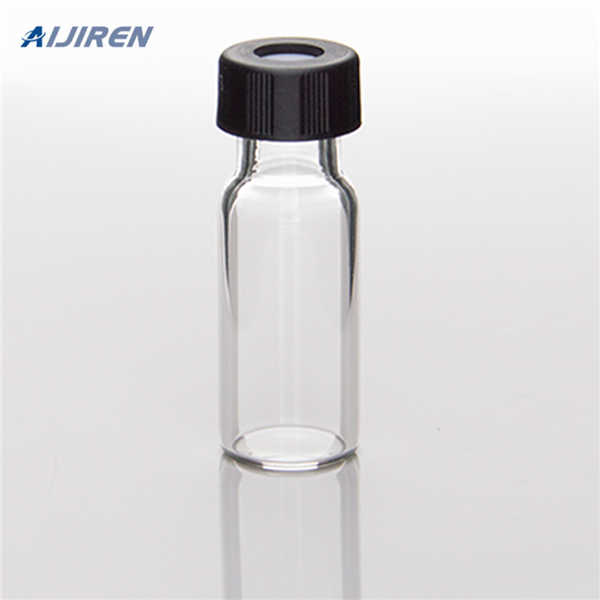 low cost HPLC GC sample vials PTFE/red silicone